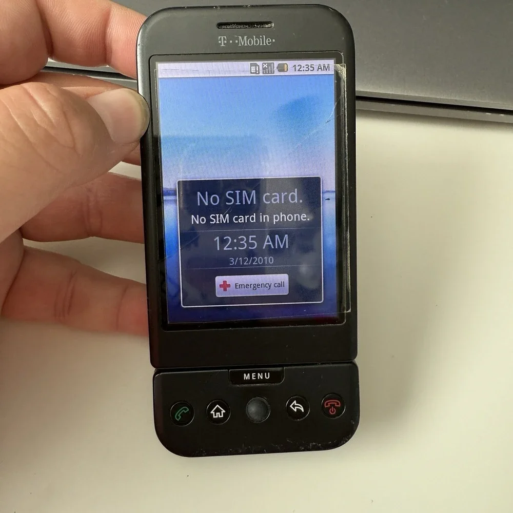 HTC‎ Dream Google 1 Smart Phone Tested Works  T-Mobile Camera